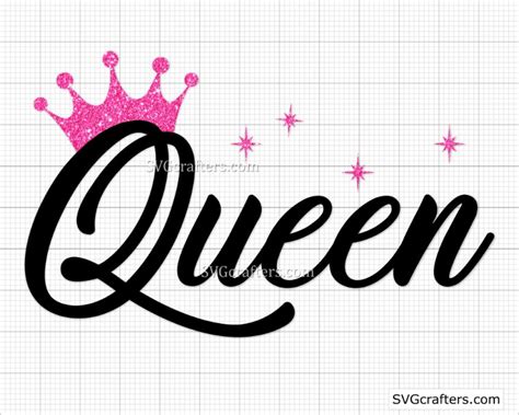 Download Free QUEEN SVG Printable