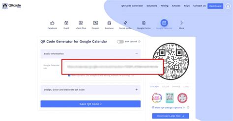 Free Qr Code Generator Calendar Event