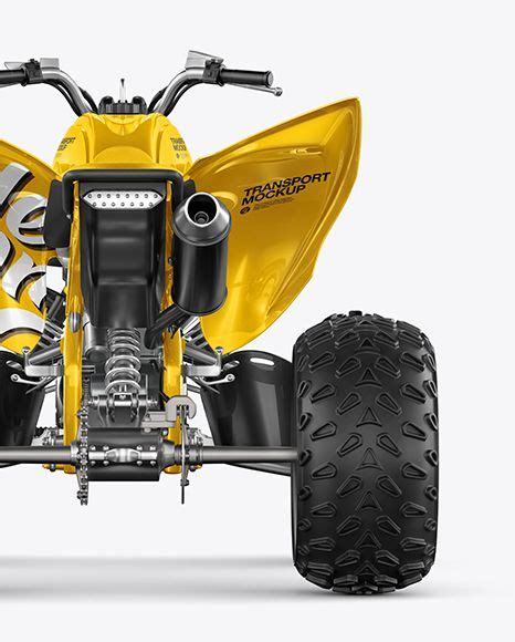 Download Free Quad Bike Mockup - Back View PSD Yellowimages