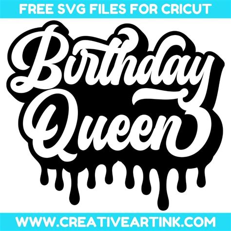 Download Free Queen Birthday No 2. SVG Cut File Files DXF Files