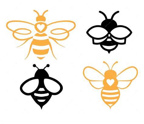 Download Free Queen Bumble Bee - SVG File, DXF File Cricut SVG DXF Files
