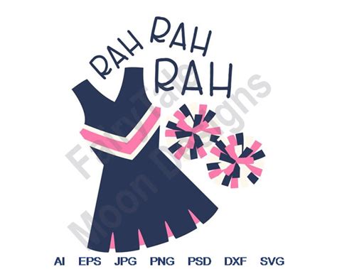 Download Free Rah Rah Rah - SVG File, DXF File Silhouette DXF Files
