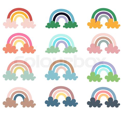 Download Free Rainbow Cloud Split | Applique Embroidery Files For Crafts