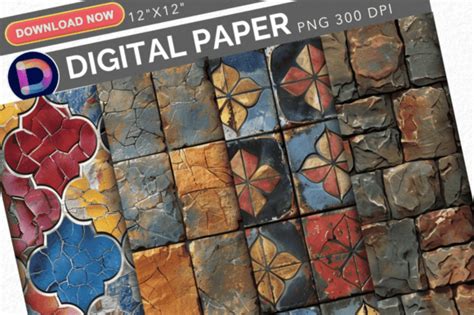 Download Free Raised Pattern Texture Digital Paper For Cricut