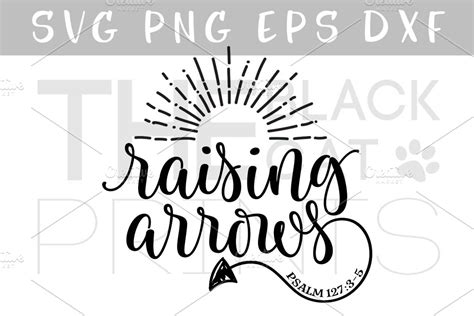 Download Free Raising Arrows SVG DXF PNf EPS Files