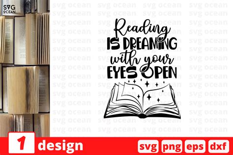 Download Free Reading Is Dreaming With Your Eyes Open SVG Cut File Files Free PSD Mockups