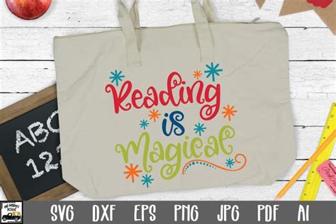 Download Free Reading Is Magical DXF Files