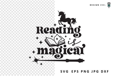 Download Free Reading Is Magical SVG Files