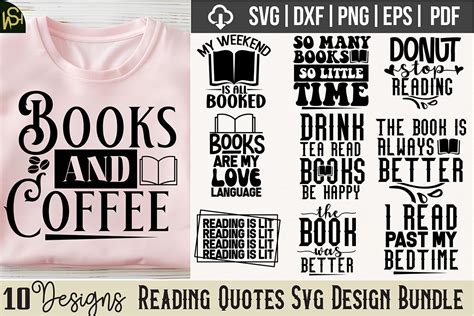 Download Free Reading Quotes SVG Bundle For Crafts