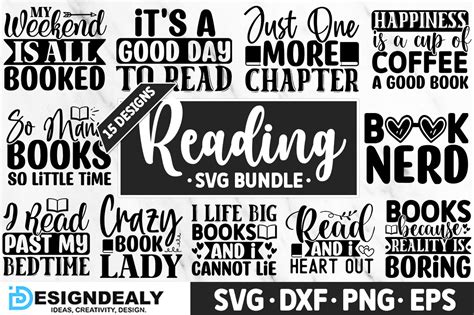 Download Free Reading SVG Bundle | Love Books SVG Cut Files DXF Files