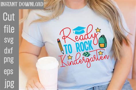 Download Free Ready To Rock Kindergarten SVG Cut File Files