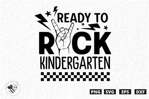 Download Free Ready To Rock Pre School SVG Cut File For Crafts