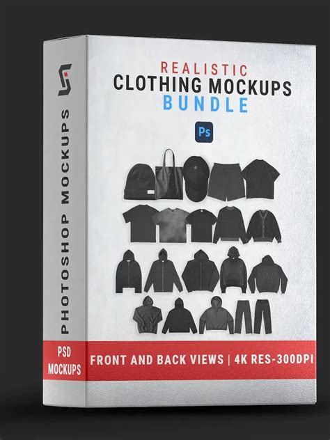 Download Free Realistic Apparel Mockup Bundle PSD Templates TIFF Files