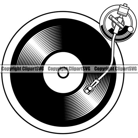Download Free Record Player | SVG | PNG | DXF Silhouette DXF Files