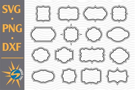 Download Free Rectangle SVG, PNG, DXF Digital Files Include For Cricut