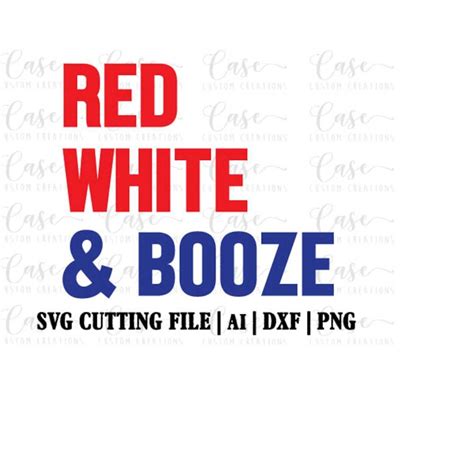 Download Free Red White and Booze DXF Files