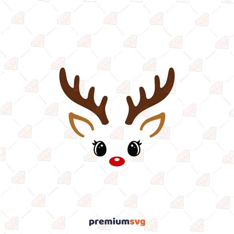 Download Free Reindeer face design Commercial Use