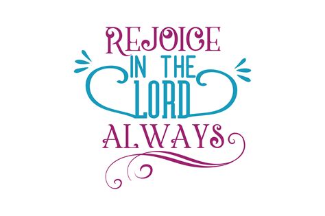 Download Free Rejoice always SVG Images