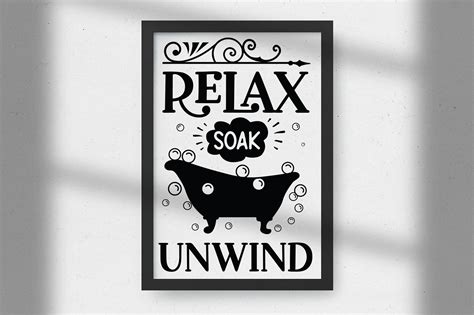 Download Free Relax soak unwind SVG | Bathroom Humor Files