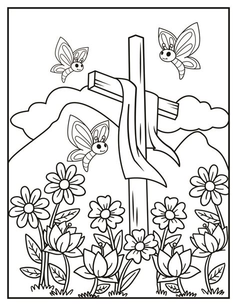 Free Religious Easter Coloring Pages