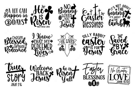 Download Free Religious Easter SVG Bundle | 12 designs Commercial Use For Crafts