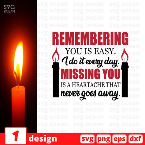 Download Free Remembering you is easy. I do it every day SVG Cut File Commercial Use Free PSD Mockups