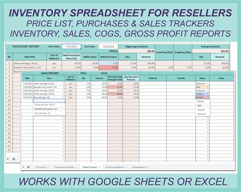 Free Reseller Spreadsheet Template