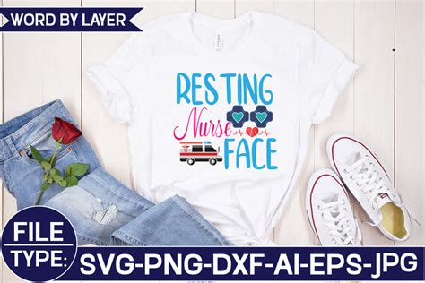 Download Free Resting Nurse Face SVG Cut File Files Free PSD Mockups