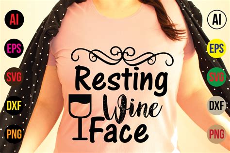 Download Free Resting Wine Face svg Files