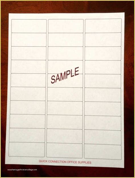 Free Printable Address Labels 30 Per Sheet Avery® Address Labels