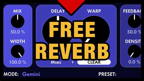 Free Reverb VST Plugin