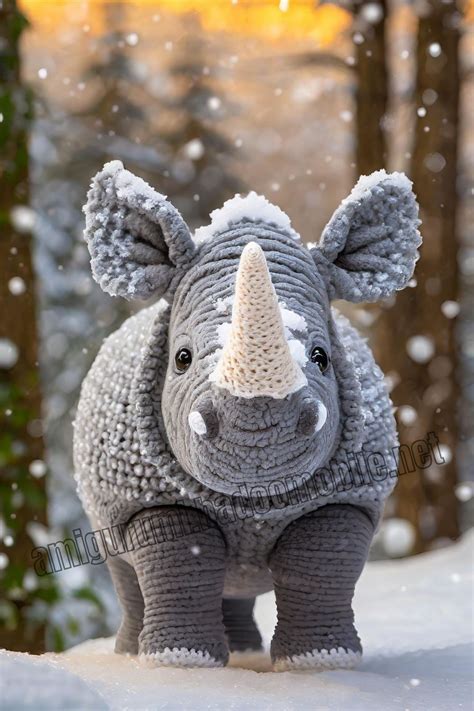 Free Rhino Crochet Pattern