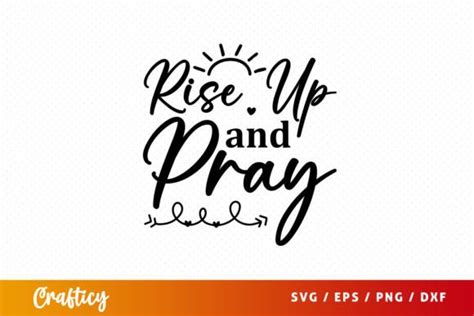 Download Free Rise Up & Pray for Cricut