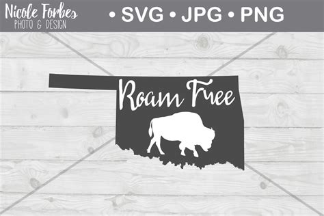 Download Free Roam Free Oklahoma SVG Cut File Files