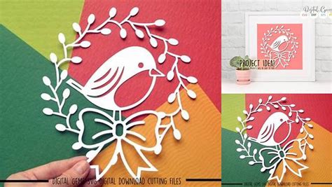 Download Free Robin Paper Cut SVG / DXF / EPS Files Cut Images