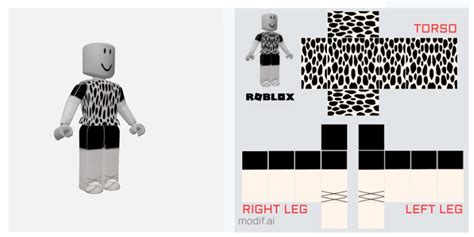 Free Roblox Black and White Pattern Skirt Roblox Clothes Free 