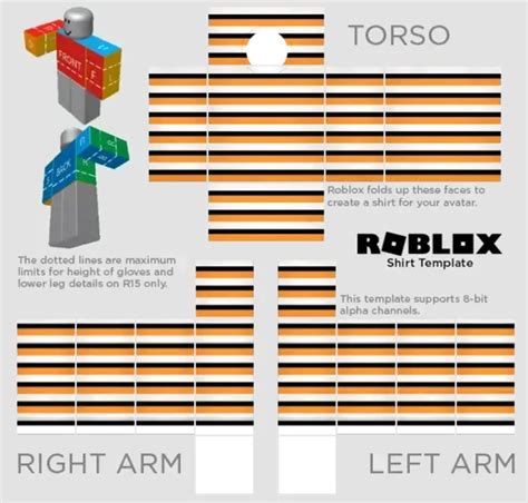 Free Roblox Clothing Halloween Striped Sweater Roblox Clothes 