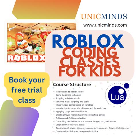 Free Roblox Coding Trial Class | Virtual Trial Class 
