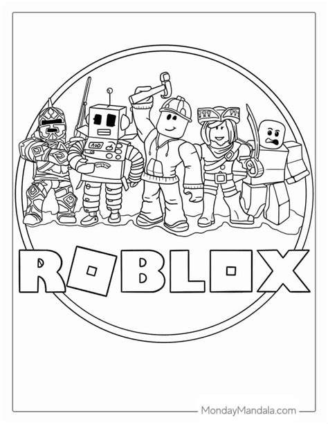 Free Roblox Coloring Pages