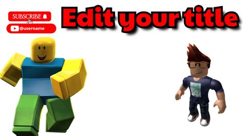 Free Roblox Thumbnail Template | PSD Templates