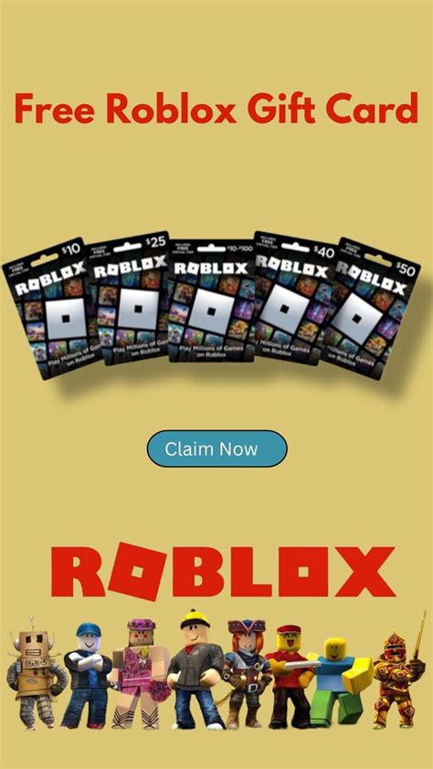 Free Roblox Gift Card [2015] - Youtube