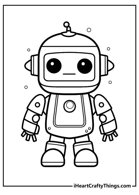 Free Robot Coloring Pages