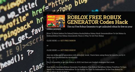 Free Robux Generator - Robux Hack Codes Generator [FDRE] CL 
