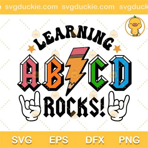 Download Free Rock Inspired ABCD Commercial Use DXF Files