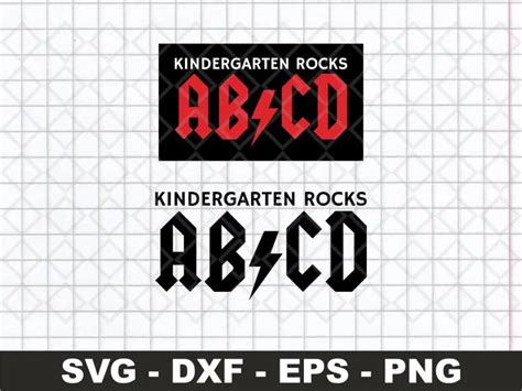 Download Free Rock Inspired ABCD Files DXF Files