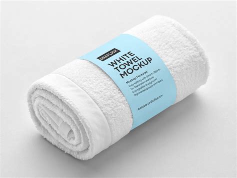 Download Free Rolled Towel Mockup PSD Generator