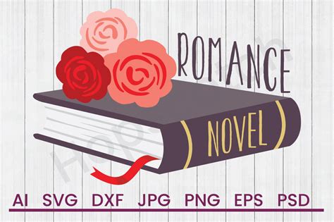 Download Free Romance Novel Book - SVG File, DXF File For Cricut