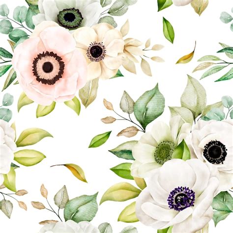 Download Free Romantic floral seamless pattern For Cricut