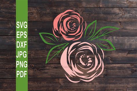 Download Free Rose SVG Cut File Files Free PSD Mockups