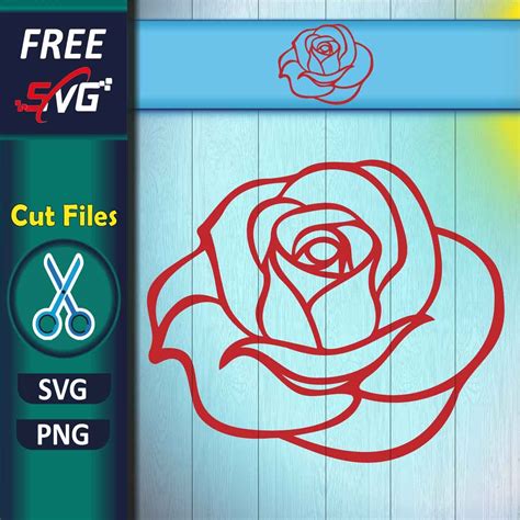 Unleash Your Creativity with the Enchanting Free Rose SVG Cutting File - Download Now!